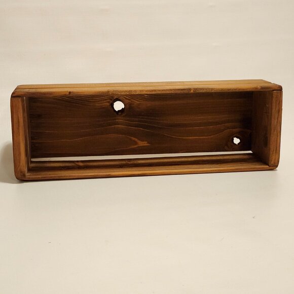 VINTAGE CANADIANA CLASSICS WOODEN CD STORAGE Crate PINE - Picture 2 of 4